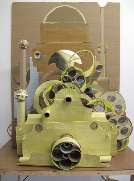 Clare Mitten, Yellow Mantel Mantel Fort, 2011 Clare Mitten, Yellow Mantel Mantel Fort, 2011