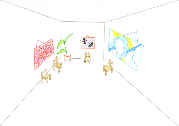 Elvire Bonduelle, Les dessins à la règle - 2012 Elvire Bonduelle, Les dessins à la règle - 2012