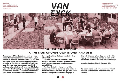 Van Eyck Multiform institute for fine art and design Van Eyck Multiform institute for fine art and design