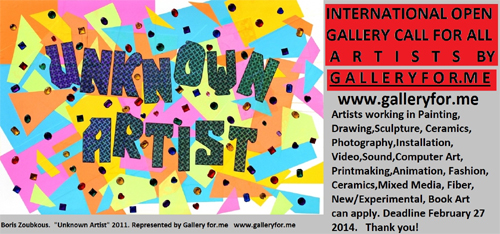 International Open Gallery Submission Call for All Artists by Galleryfor.me, NY International Open Gallery Submission Call for All Artists by Galleryfor.me, NY