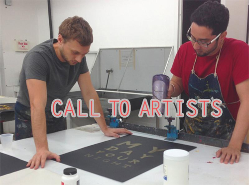 Master Printer Erik Hougen assisting Keyholder Resident Jaret Vadera Master Printer Erik Hougen assisting Keyholder Resident Jaret Vadera