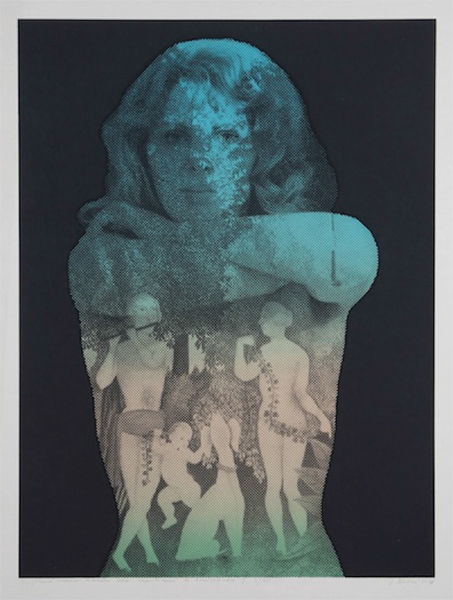 Jana Želibskà, Pleasant transformation of the female body caused by Henri Rousseau 1, 1978 Jana Želibskà, Pleasant transformation of the female body caused by Henri Rousseau 1, 1978