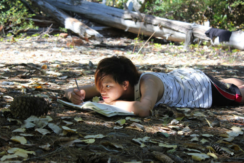 Wide Open Studios student Grace Chen at work. Image courtesy of Signal Fire. Wide Open Studios student Grace Chen at work. Image courtesy of Signal Fire.