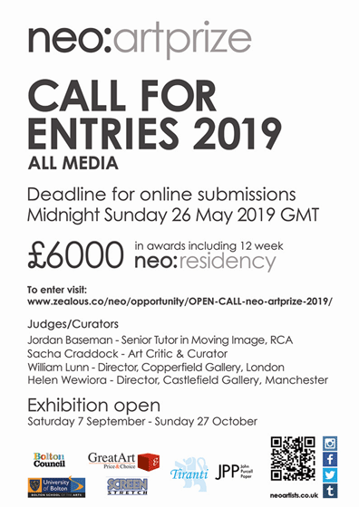 Call For Entries neo:artprize 2019 Call For Entries neo:artprize 2019