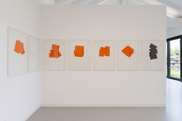 Imi Knoebel: Mennige - Serie I (Blätter 49-55), 1992