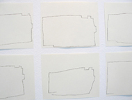 perimeter - detail of installation, 2006 perimeter - detail of installation, 2006