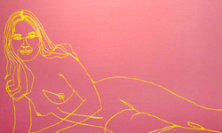 "December 1969", oil on wood, 12 x 18, 2004 "December 1969", oil on wood, 12 x 18, 2004