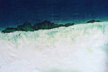 Spring Thaw, dyed velvet, 20x30, 2009 Spring Thaw, dyed velvet, 20x30, 2009