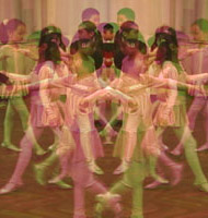 Pinkish, Greenish, a video projection Pinkish, Greenish, a video projection