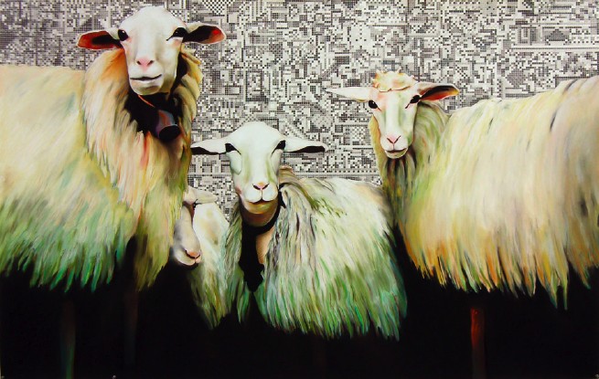 We Are The One, pastel on paper, 100 x 150 cm We Are The One, pastel on paper, 100 x 150 cm