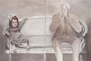 The Heiress, 2000, oil on canvas, 40 x 60 in. The Heiress, 2000, oil on canvas, 40 x 60 in.