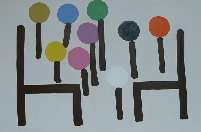 Interior Painting III 90 x137 cm Acrylic Interior Painting III 90 x137 cm Acrylic